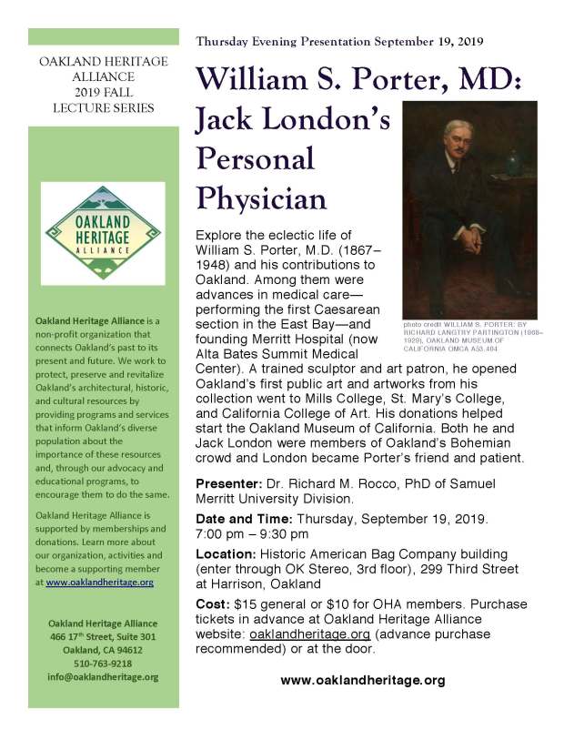 Porter lecture 9-19-19-1